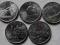 zestaw 5 monet 25 centów , stany  rocznik 2005