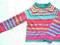 Maxi kolorowy sweterek Topolino rozm.116 cm 4-5lat