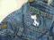 Spodnie jeans jeansowe H&amp;M Snoopy jak NOWE  74