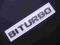 BI TURBO BITURBO MERCEDES AUDI BMW EMBLEMAT NOWY