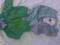 DRESY Siwo-zielone LUPILU- mały sportowiec