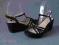 T-BARY NA KOTURNIE WEDGES ZAMSZ BLACK 40 SALE