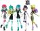 Monster High na rolkach Clawdeen Lagoona 4 wzory