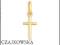 ZŁOTY 585 KRZYŻ * CROSS * KRZYŻYK 0,76 x 1,56 cm