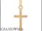 ZŁOTY 585 KRZYŻ * CROSS * KRZYŻYK 1,0 x 2,0 cm