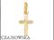 ZŁOTY 585 KRZYŻ * CROSS * KRZYŻYK 0,8 x 1,2 cm