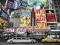 Nowy Jork - Broadway - Taxi - plakat 91,5x61 cm