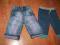 Jeansy  9-12 m NEXT, dresy Marks&amp;Spencer 6-9m