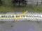 Baner MEGA WYPRZEDAŻ 7 x 1,5m okazja siatka mesh
