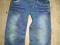 Super spodenki jeans z przeszyciami DENIM CO r.98