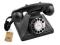 FANTASTYCZNY TELEFON RETRO CZARNY MAT / R173