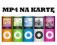 MP4 mp3 LCD 1,8' FM na kartę + ładowarka i etui
