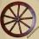 Koło drewniane ,koło wozu  ,Pieknie wykonane