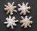 *mojedekorowanie*Śnieżynka przylepki 2,6zł/kpl
