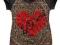Czadowa koszulka w panterkę_ SERCE RÓŻE_S