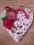 Walentynki Rustykalne serce handmade wiklina