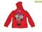 OKAZJA Disney Czerwona Bluza z kapturkiem r 128