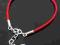 Romantyczna Prosta Rzemyk-Skóra Srebro925