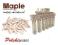 PROMOCJA!!!! Drewniane klocki MAPLE luzem + Gratis