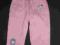 Śliczne różowe spodnie dresowe ciepłe dresy r. 68