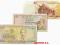 1.Vietnam, Ceylon, ...,Zest.Banknotow szt.3,St.3/4