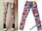 SPODNIE RURKI LEGGINSY LEGINSY RETRO vintage FLAGA