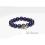 BRANSOLETKA Shining Night granat 10 mm