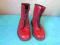 czerwone botki marki Foot Loose Orginal