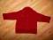 Bordowy sweter rozpinany r.92 cm/2 lata rękodzieło