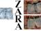 *ZARA* SZORTY JEANS PRZETARCIA