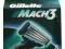 Gillette Mach 3 4 szt. nożyki wkłady do maszynki