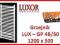 Grzejnik LUXOR stalowy prosty LUX-GP 4B/50