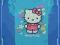 3560-7 __GEORGE__ BLUE HELLO KITTY 110-116 CM