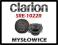 GŁOŚNIKI SAMOCHODOWE 10CM ______ CLARION SRE-1022R