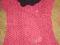 rozowa tiulowa bluzka w kropki z kokarda s