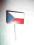 CZECHOSŁOWACJA FLAGA ODZNAKA