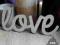 Drewniany napis LOVE ND08 Decoupage