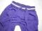 Fioletowe spodnie dresowe 116
