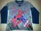ocieplana bluzeczka Spiderman koszulka 122