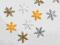 Boże Narodzenie - gwiazdki, śnieżynki - 7 szt.