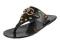 D&amp;G MENS JAPONKI STUDDED SANDALS BLACK 41