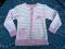 biało-różowy sweterek Jomar 116 z kotkiem nowy