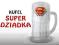 Lodowy Kufel SUPER DZIADKA - FROSTER 620ml PREZENT