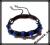 BRANSOLETKA SHAMBALLA SWAROVSKI CYRKONIE GRANATOWE