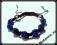 BRANSOLETKA SHAMBALLA SWAROVSKI CYRKONIE GRANATOWE BRANSOLETKA SHAMBALLA SWAROVSKI CYRKONIE GRANATOWE