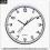 ZEGAR ŚCIENNY KWARCOWY BIAŁY 25 cm MPM 2478.00