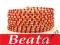 BEATA Śliczna Czerwona Bransoletka etno BEATA Śliczna Czerwona Bransoletka etno