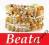 BEATA Bransoletka Jadeit kwiatowy HANDMADE