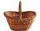 KOSZ WIKLINOWY NA ZAKUPY PIKNIK GRZYBY OWALNY