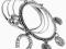 Bransoleta CHARMS 4 szt HIT -sb3471-